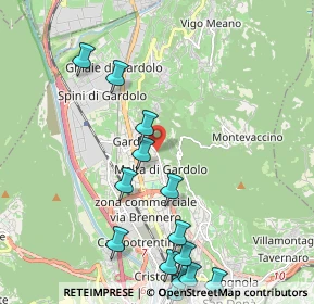 Mappa Via Silvio Pegoretti, 38121 Trento TN, Italia (2.505)