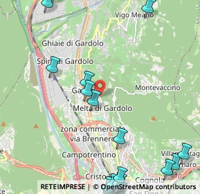 Mappa Via Silvio Pegoretti, 38121 Trento TN, Italia (3.229)
