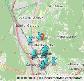 Mappa Via Silvio Pegoretti, 38121 Trento TN, Italia (1.77385)