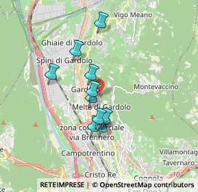 Mappa Via Silvio Pegoretti, 38121 Trento TN, Italia (1.35273)