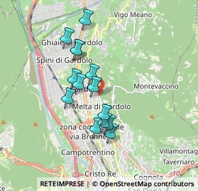 Mappa Via Silvio Pegoretti, 38121 Trento TN, Italia (1.45357)