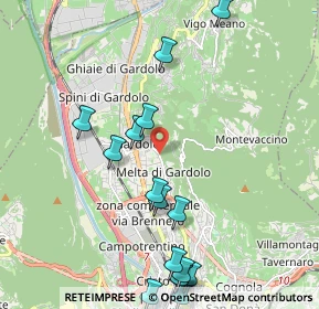 Mappa Via Silvio Pegoretti, 38121 Trento TN, Italia (2.585)