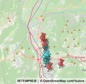 Mappa Via Silvio Pegoretti, 38121 Trento TN, Italia (3.09)
