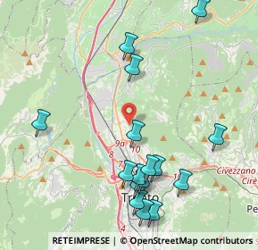 Mappa Via Silvio Pegoretti, 38121 Trento TN, Italia (4.52063)
