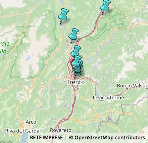 Mappa Via Silvio Pegoretti, 38121 Trento TN, Italia (21.13167)