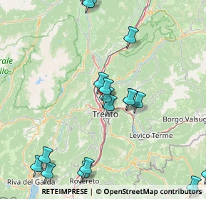 Mappa Via Silvio Pegoretti, 38121 Trento TN, Italia (20.20158)