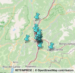 Mappa Via Silvio Pegoretti, 38121 Trento TN, Italia (6.40071)
