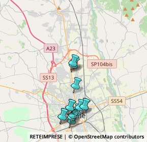 Mappa Via XXV Aprile, 33010 Feletto Umberto UD, Italia (4.27143)