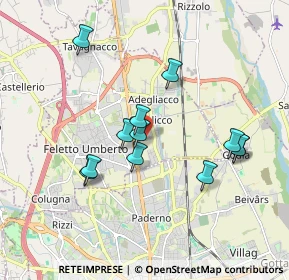 Mappa Via XXV Aprile, 33010 Feletto Umberto UD, Italia (1.64917)