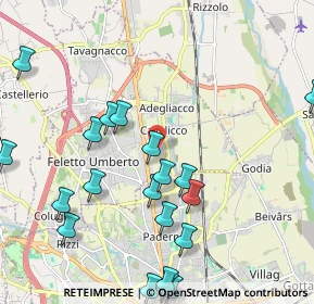 Mappa Via XXV Aprile, 33010 Feletto Umberto UD, Italia (2.472)