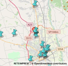 Mappa Via Bolzano, 33010 Tavagnacco UD, Italia (5.165)