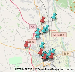 Mappa Via Bolzano, 33010 Tavagnacco UD, Italia (4.012)