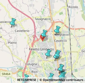 Mappa Via Bolzano, 33010 Tavagnacco UD, Italia (3.03)