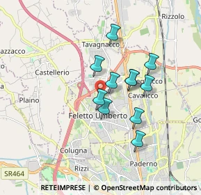 Mappa Via Bolzano, 33010 Tavagnacco UD, Italia (1.32)