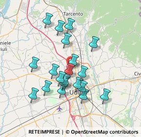 Mappa Via Bolzano, 33010 Tavagnacco UD, Italia (6.325)