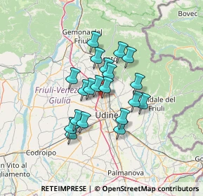 Mappa Via Bolzano, 33010 Tavagnacco UD, Italia (9.7585)