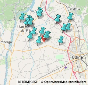 Mappa Via Schiratti, 33034 Fagagna UD, Italia (6.6145)