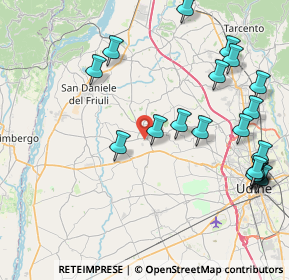 Mappa Via Schiratti, 33034 Fagagna UD, Italia (9.7795)