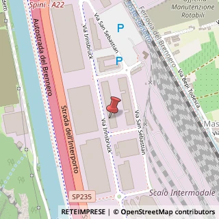 Mappa Via Innsbruck, 24, 38121 Trento, Trento (Trentino-Alto Adige)