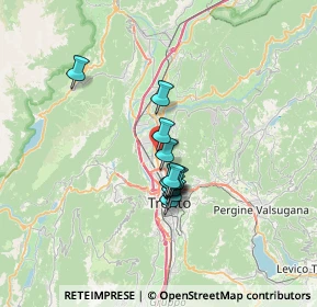 Mappa Via Giuseppe Tosetti, 38121 Trento TN, Italia (4.59917)