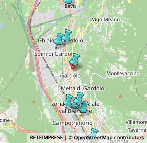 Mappa Via Giuseppe Tosetti, 38121 Trento TN, Italia (2.5875)