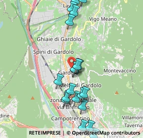 Mappa Via Giuseppe Tosetti, 38121 Trento TN, Italia (2.131)
