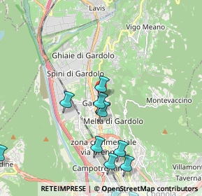 Mappa Via Giuseppe Tosetti, 38121 Trento TN, Italia (2.69167)