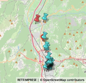 Mappa Via Giuseppe Tosetti, 38121 Trento TN, Italia (4.09737)