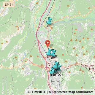 Mappa Via del, 38121 Trento TN, Italia (3.76833)