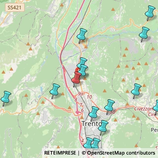 Mappa Via del, 38121 Trento TN, Italia (5.522)