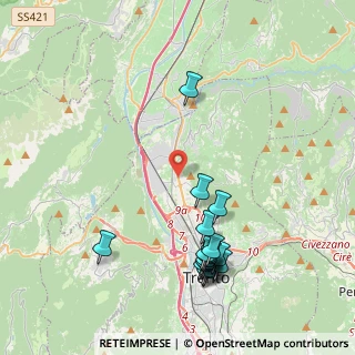 Mappa Via del, 38121 Trento TN, Italia (4.55722)