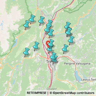 Mappa Via del, 38121 Trento TN, Italia (6.38588)