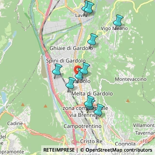 Mappa Via del, 38121 Trento TN, Italia (1.90455)