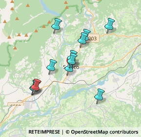 Mappa Viale Trieste, 32036 Sedico BL, Italia (3.21167)