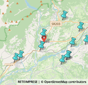 Mappa Viale Trieste, 32036 Sedico BL, Italia (6.71)