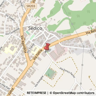 Mappa Via Feltre, 1, 32036 Sedico, Belluno (Veneto)