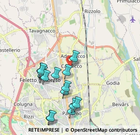 Mappa Via Dante Alighieri, 33010 Feletto Umberto UD, Italia (1.93467)