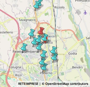 Mappa Via Dante Alighieri, 33010 Feletto Umberto UD, Italia (1.57643)