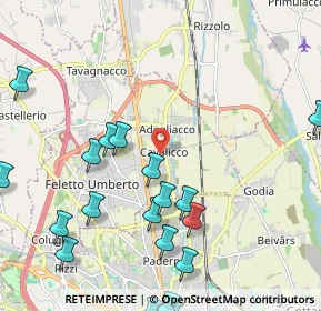 Mappa Via Dante Alighieri, 33010 Feletto Umberto UD, Italia (2.7645)