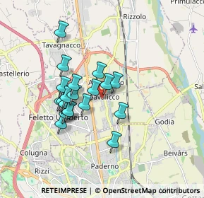Mappa Via Dante Alighieri, 33010 Feletto Umberto UD, Italia (1.3915)