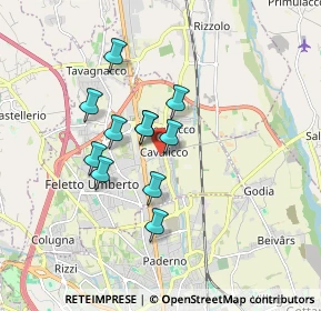 Mappa Via Dante Alighieri, 33010 Feletto Umberto UD, Italia (1.30455)