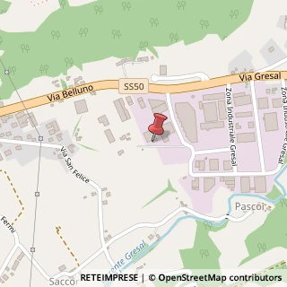 Mappa Via Gresal, 4, 32036 Sedico, Belluno (Veneto)