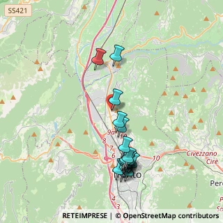 Mappa Via Gaspare Crivelli, 38100 Trento TN, Italia (4.10579)