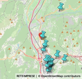 Mappa Via Gaspare Crivelli, 38121 Trento TN, Italia (4.77067)