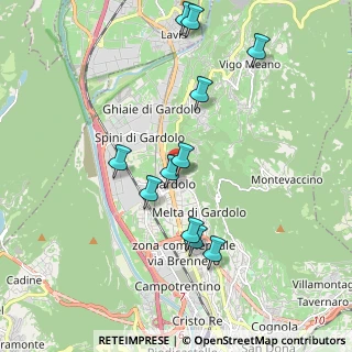 Mappa Via Gaspare Crivelli, 38100 Trento TN, Italia (1.88727)