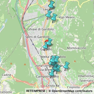 Mappa Via Gaspare Crivelli, 38100 Trento TN, Italia (2.11929)