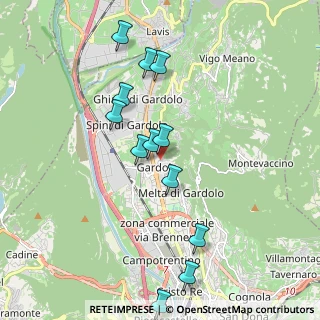 Mappa Via Gaspare Crivelli, 38100 Trento TN, Italia (1.92333)