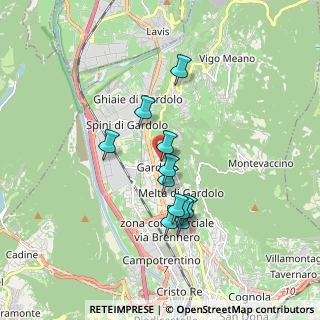 Mappa Via Gaspare Crivelli, 38100 Trento TN, Italia (1.44091)