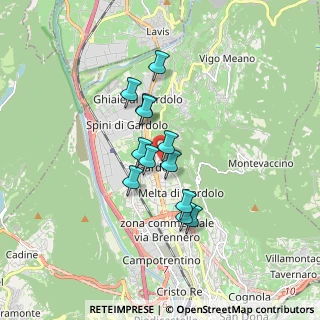 Mappa Via Gaspare Crivelli, 38100 Trento TN, Italia (1.23417)