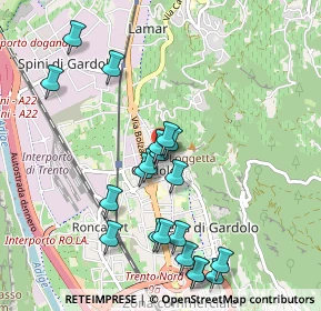 Mappa Via Gaspare Crivelli, 38121 Trento TN, Italia (1.0045)